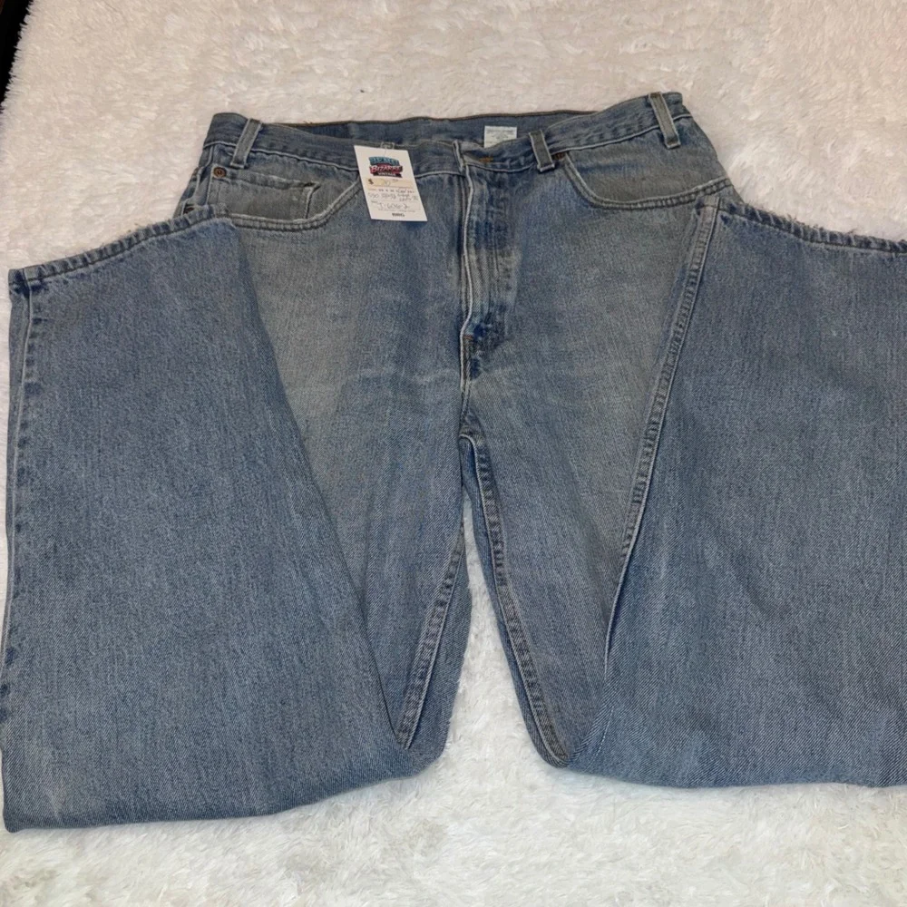 Levi's 550 Jeans Mens 38x32 Blue Excellent Vintage 90s Made in USA Relaxed Fit